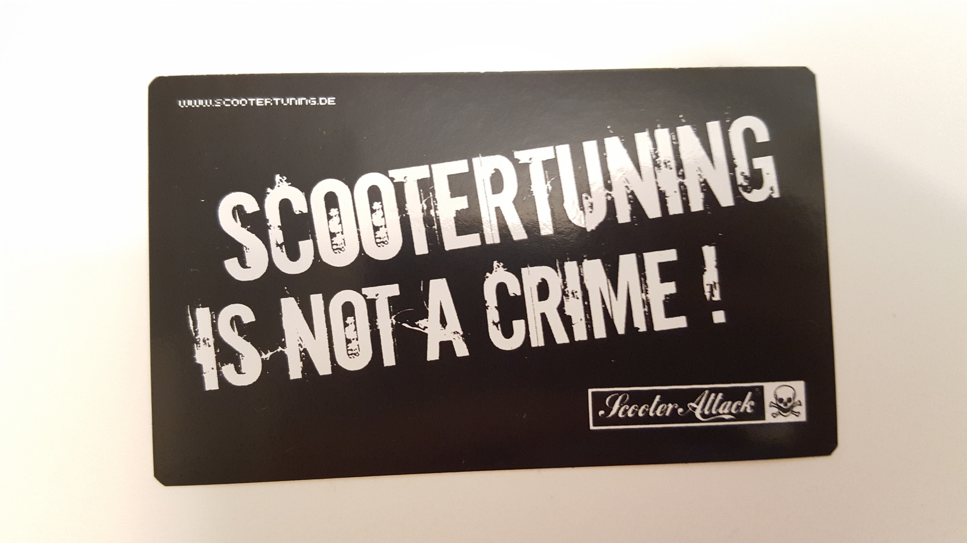 Scootertuning Is Not A Crime Songtext