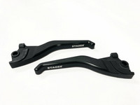 Stage6 CNC jarrukahvat, musta, Yamaha Aerox <-12