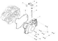 Kytkinkopan kiinnityspultti/Variaattorinkopan kiinnityspultti M6x35, Derbi Senda 18->/Aprilia/Gilera/Piaggio skootterit