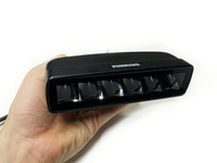 Purelux Terrain Black LED-lisätyövalo 30W 5700K + NoEnd numerokilpi, valkoinen