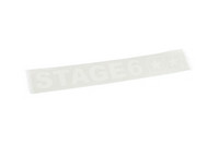 Stage6 siirtokalvotarra 10x1,7cm, valkoinen