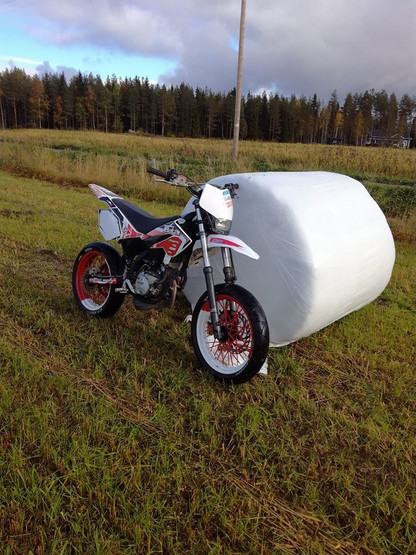 HP super motard lokasuoja, valkoinen