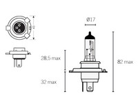 H4 polttimo 12V/60-55W