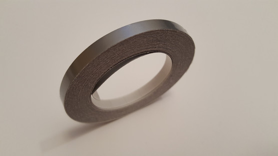Vanneteippi 10mx6mm, hopea