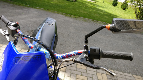 Stage6 F1 peili, (M8, vasen), carbon