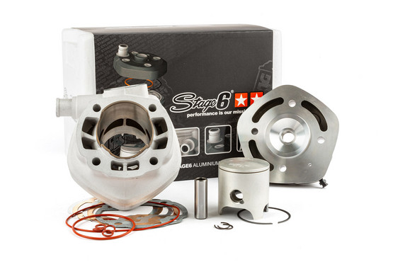 Stage6 MK2 Racing alumiini sylinterisarja (12mm) 70cc, Yamaha Aerox