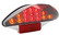 STR8 Black Line tummennettu LED-takavalo, Yamaha Aerox <-12
