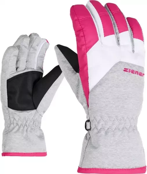 Ziener Lando Glove jnr lasten lasketteluhanskat pinkki