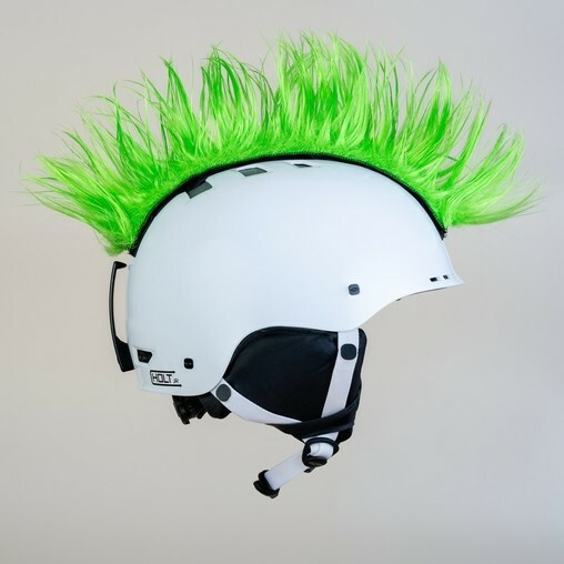 Green mohawk kypäräkoriste