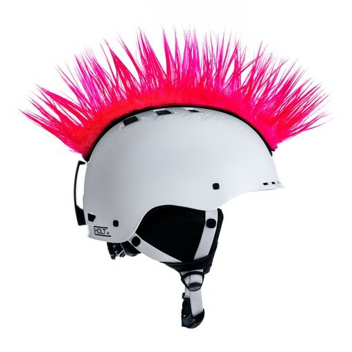 Pink mohawk kypäräkoriste