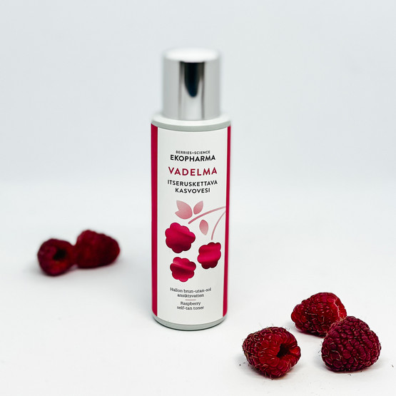 Ekopharma Vadelma Itseruskettava kasvovesi 100ml