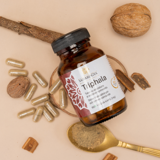 Saharogya Triphala Yrttiuutekapseli 500mg 60 kaps.