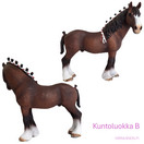 Schleich Clydesdalenhevonen Ruuna 13808 - Second Hand