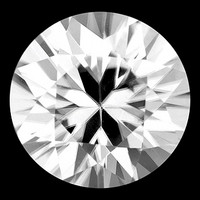 Kamputsean 5,8mm  jalokivi , kirkas Zircon kuin timantti