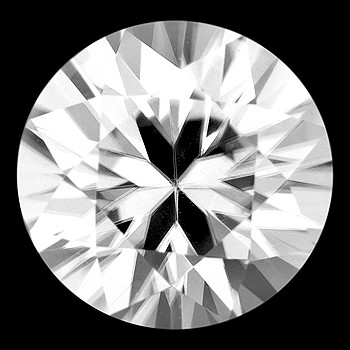 Kamputsean 5,8mm  jalokivi , kirkas Zircon kuin timantti