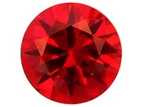 Rubiini  briljantti 2,2mm / VVS