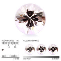 Morganiitti 3,3mm hyvä sävy