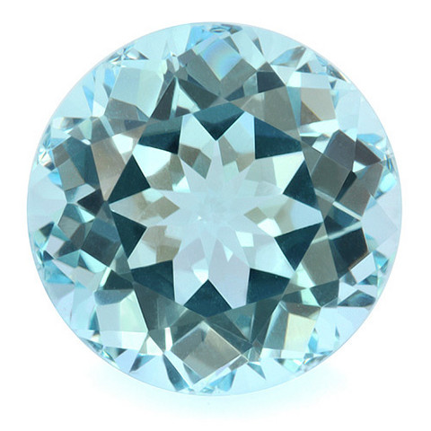 Topaasi 10,40mm, sky blue, kuvallisella aitoustodistuksella