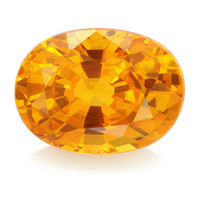 kirkkaan oranssi  SAFIIRI 1ct / 6,8mm , kuvallisella aitoustodistuksella