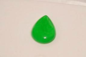 kalsedoni pisara , imperial green 37mm