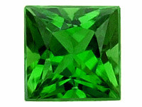 chrome tourmaline neliö 2,1mm