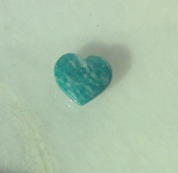 Amatzoniitti sydän 3,2ct