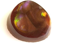 Fire agate / Mexico kuvallisella aitoustodistuksella