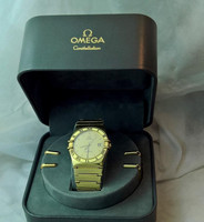Omega Constellation Chronometer alkuperäisellä 18ct kultaisella rannekkeella