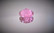 luonnon Zircon 9mm pinkki briljanttii, kuvallisella laatutodistuksella