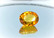 Burmalainen luonnollinen harvinaisuus 100milj. vuotta vanha viistehiottu Burmite / meripihka (amber )