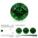 chrome tourmaline 2,5mm, tumman vihreä