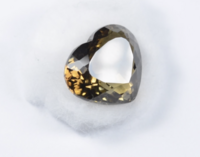 Imperial topaz sydän hionta 13ct