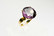 Vintage 14ct kultasormus ISOlla 14mm safiirilla ( synt.)