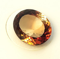 Brasilian Imperial topaasi, monivärinen luonnollinen erikoisuus 16,5 ct