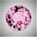 pinkin punainen SAFIIRI 5,8mm / 1ct harvinainen sävy , kuvallisella aitoustodistuksella