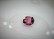 pinkin punainen SAFIIRI 5,8mm / 1ct harvinainen sävy , kuvallisella aitoustodistuksella