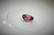 pinkin punainen SAFIIRI 5,8mm / 1ct harvinainen sävy , kuvallisella aitoustodistuksella