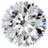 0,2 ct / 3,8mm / E / VVS2,   pyöreä briljantti hiottu timantti Gia todistuksella