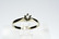 18ct valkokultainen kirkas timanttisormus 0,09ct / 2,9mm