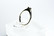 18ct valkokultainen kirkas timanttisormus 0,09ct / 2,9mm