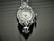 uniikki valko kultainen vintage  timanttikello Lady Elgin