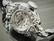 uniikki valko kultainen vintage  timanttikello Lady Elgin