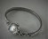 uniikki valko kultainen vintage  timanttikello Lady Elgin
