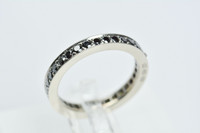 Heidi Vornan ,  18ct valkokulta timanttisormus (1+32 black diamonds)