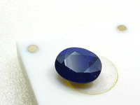 Sininen Safiiri harvinaisus 16ct / 18mm, GRA kuvallinen aitoustodistus