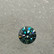 Moissaniitti / moissanite 0,7ct / 6mm  harvinaisempi sinertävän  vihreä sävy