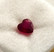 Rubiini sydän  1,9ct , / 7,1mm  kuvallinen GRA aitoustodistus