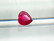 Rubiini sydän  1,9ct , / 7,1mm  kuvallinen GRA aitoustodistus