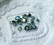 Moissaniitti / moissanite 3mm - 10mm harvinaisempi sinisen vihreä sävy