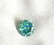 Moissaniitti / moissanite 3mm - 10mm harvinaisempi sinisen vihreä sävy